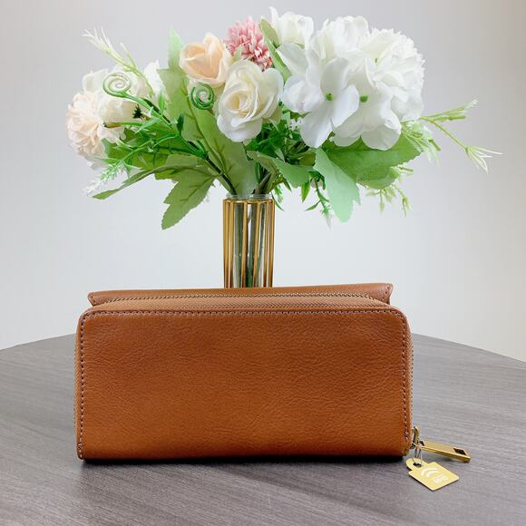 Fossil SWL3009210 Jori RFID Flap Clutch IN Brown - Picture 2 of 6